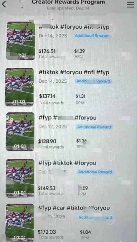 Tiktok中视频体育赛道混剪原创长期玩法，靠播放量賺米，小白轻松上手