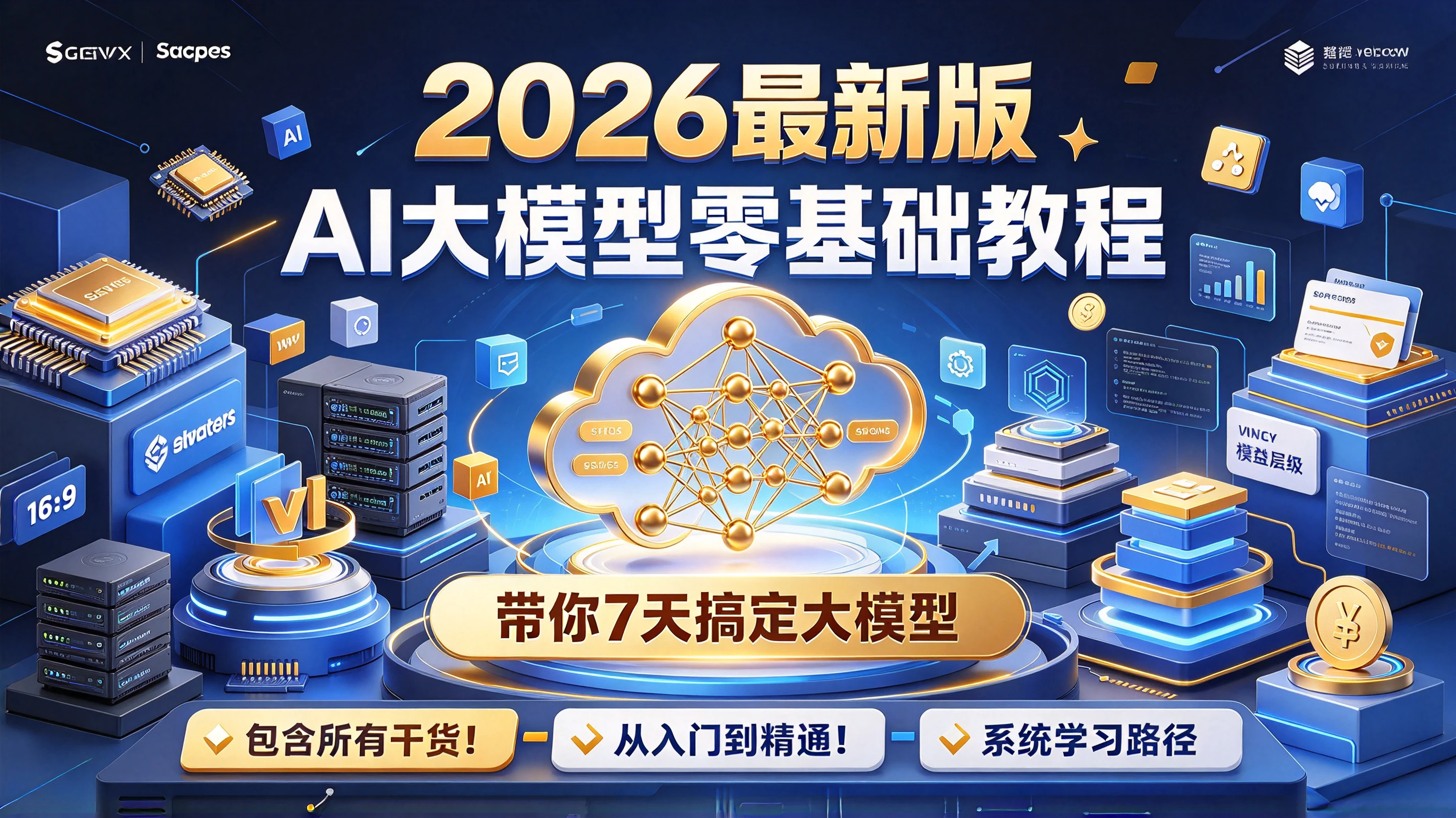 【精】AI大模型零基础教程,2026最新版,带你7天搞定大模型,包含所有干货!带你从入门到精通! 【精】AI大模型零基础教程,2026最新版,带你7天搞定大模型,包含所有干货!带你从入门到精通!