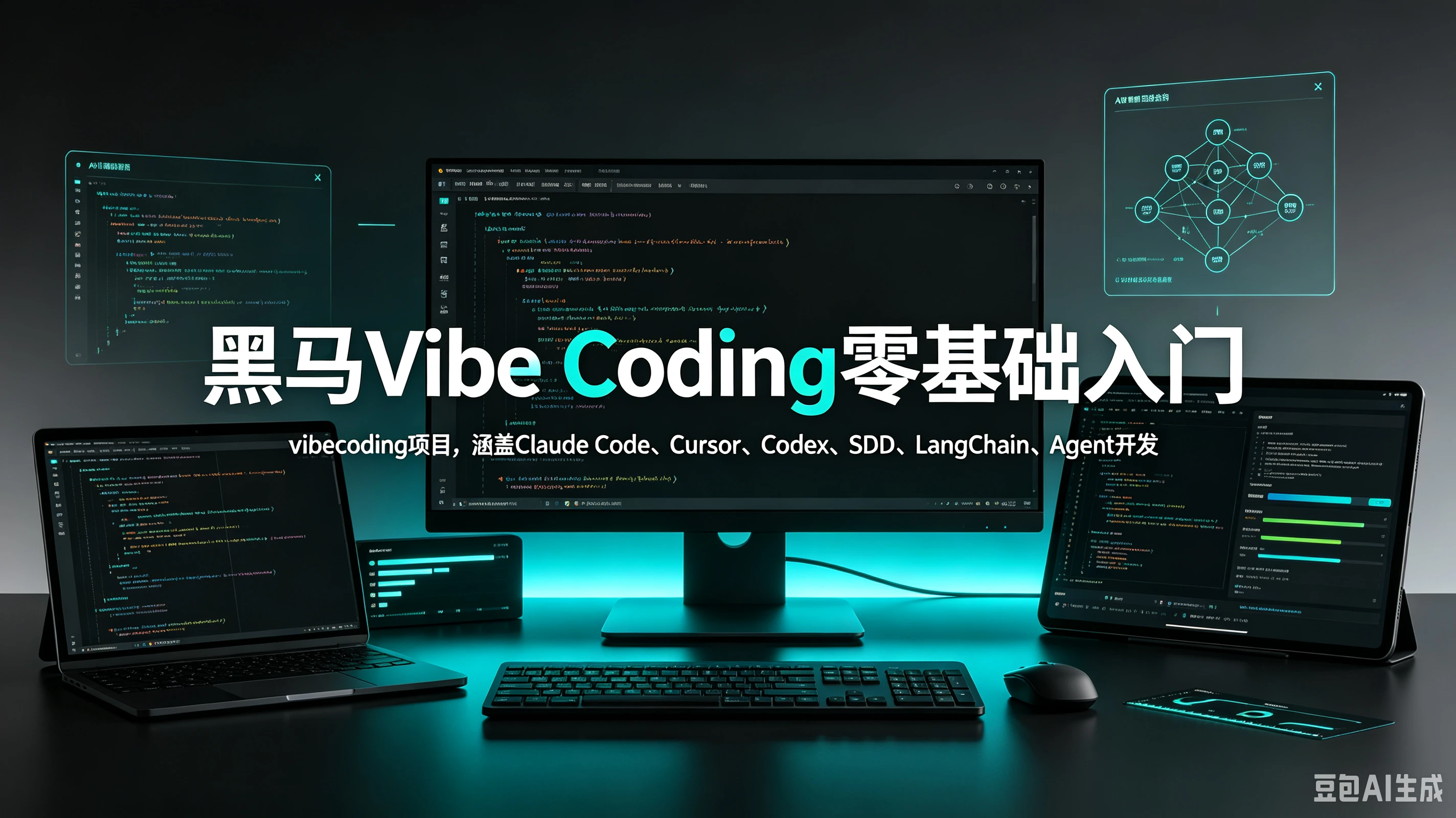 【精】黑马Vibe Coding零基础入门,vibecoding项目,涵盖Claude Code、Cursor、Codex、SDD、LangChain、Agent开发 【精】黑马Vibe Coding零基础入门,vibecoding项目,涵盖Claude Code、Cursor、Codex、SDD、LangChain、Agent开发