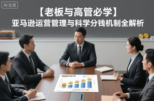 【精】【老板与高管必学】亚马逊运营管理与科学分钱机制全解析 【精】【老板与高管必学】亚马逊运营管理与科学分钱机制全解析