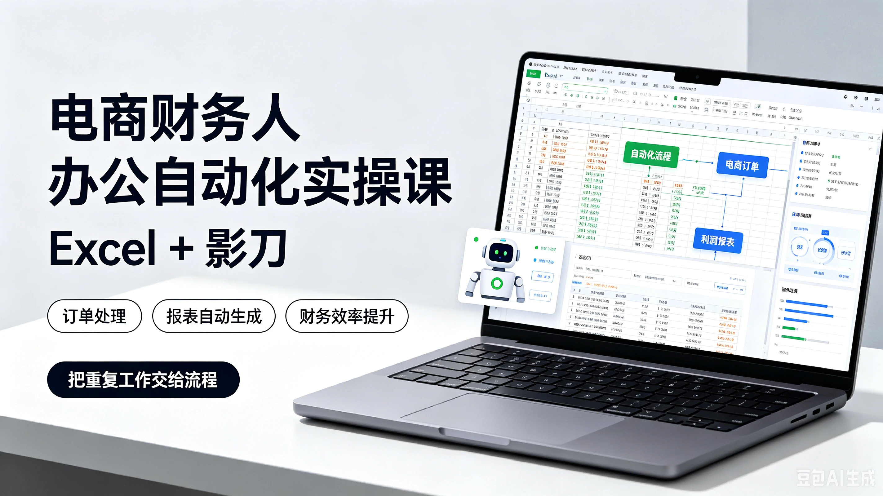 【精】电商财务人办公自动化实操课 excel+影刀-电商财务 【精】电商财务人办公自动化实操课 excel+影刀-电商财务
