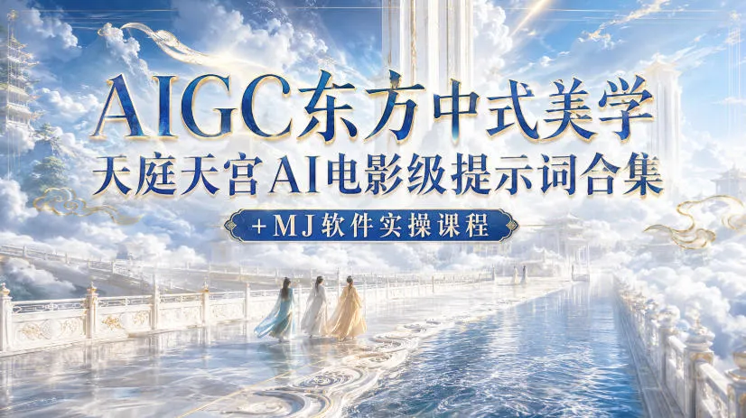 【精】东方中式美学天宫AI电影级提示词合集,MJ教程(入门到进阶全教程) 【精】东方中式美学天宫AI电影级提示词合集,MJ教程(入门到进阶全教程)