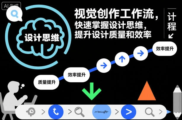 【精】视觉创作工作流,快速掌握设计思维,提升设计质量和效率 【精】视觉创作工作流,快速掌握设计思维,提升设计质量和效率