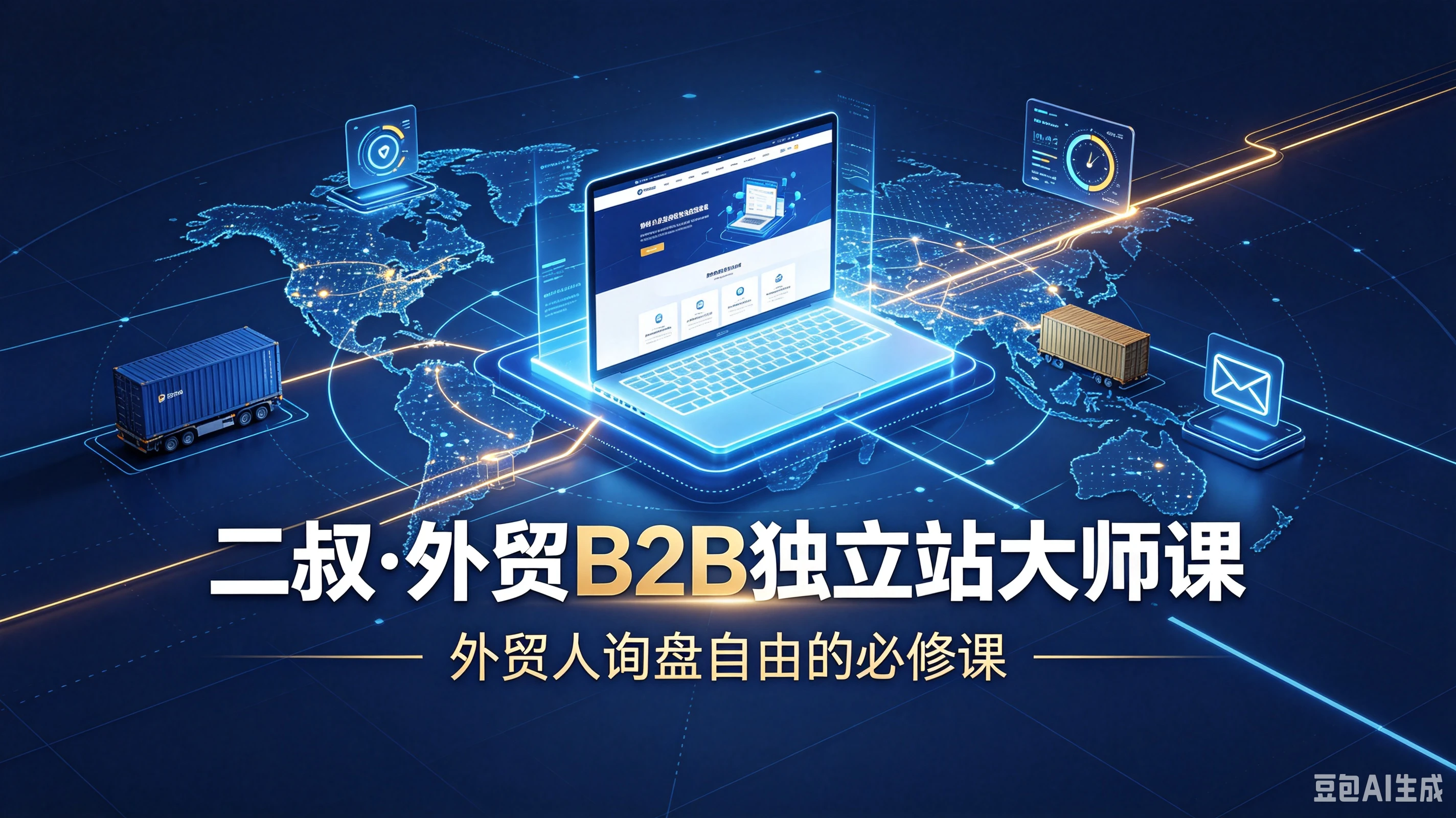 【精】二叔·外贸B2B独立站大师课-外贸人询盘自由的必修课 【精】二叔·外贸B2B独立站大师课-外贸人询盘自由的必修课