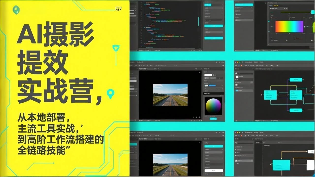 【精】图念的AI摄影提效实战营,从本地部署,主流工具实战,到高阶工作流搭建的全链路技能 【精】图念的AI摄影提效实战营,从本地部署,主流工具实战,到高阶工作流搭建的全链路技能
