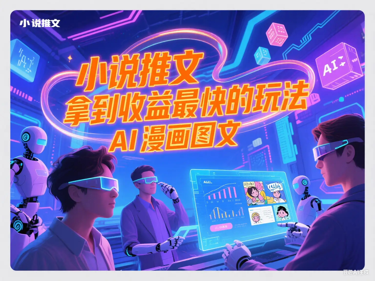 小说推文 拿到收益最快的玩法 AI漫画图文 小说推文 拿到收益最快的玩法 AI漫画图文