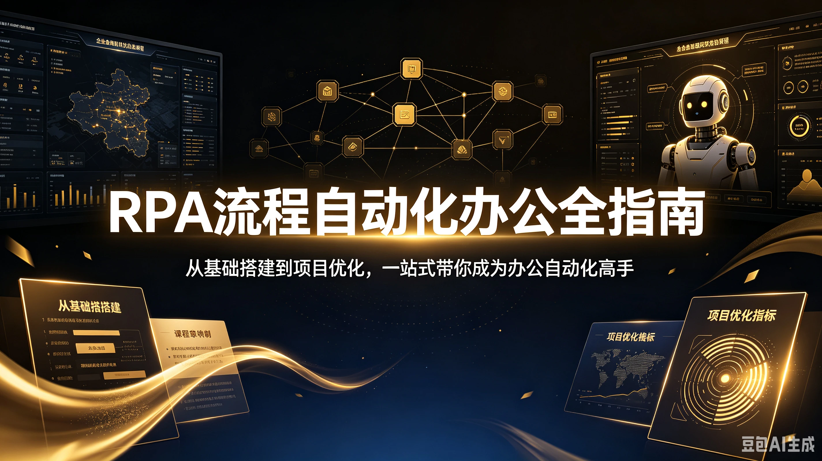 【精】RPA流程自动化办公全指南,从基础搭建到项目优化,一站式带你成为办公自动化高手 【精】RPA流程自动化办公全指南,从基础搭建到项目优化,一站式带你成为办公自动化高手