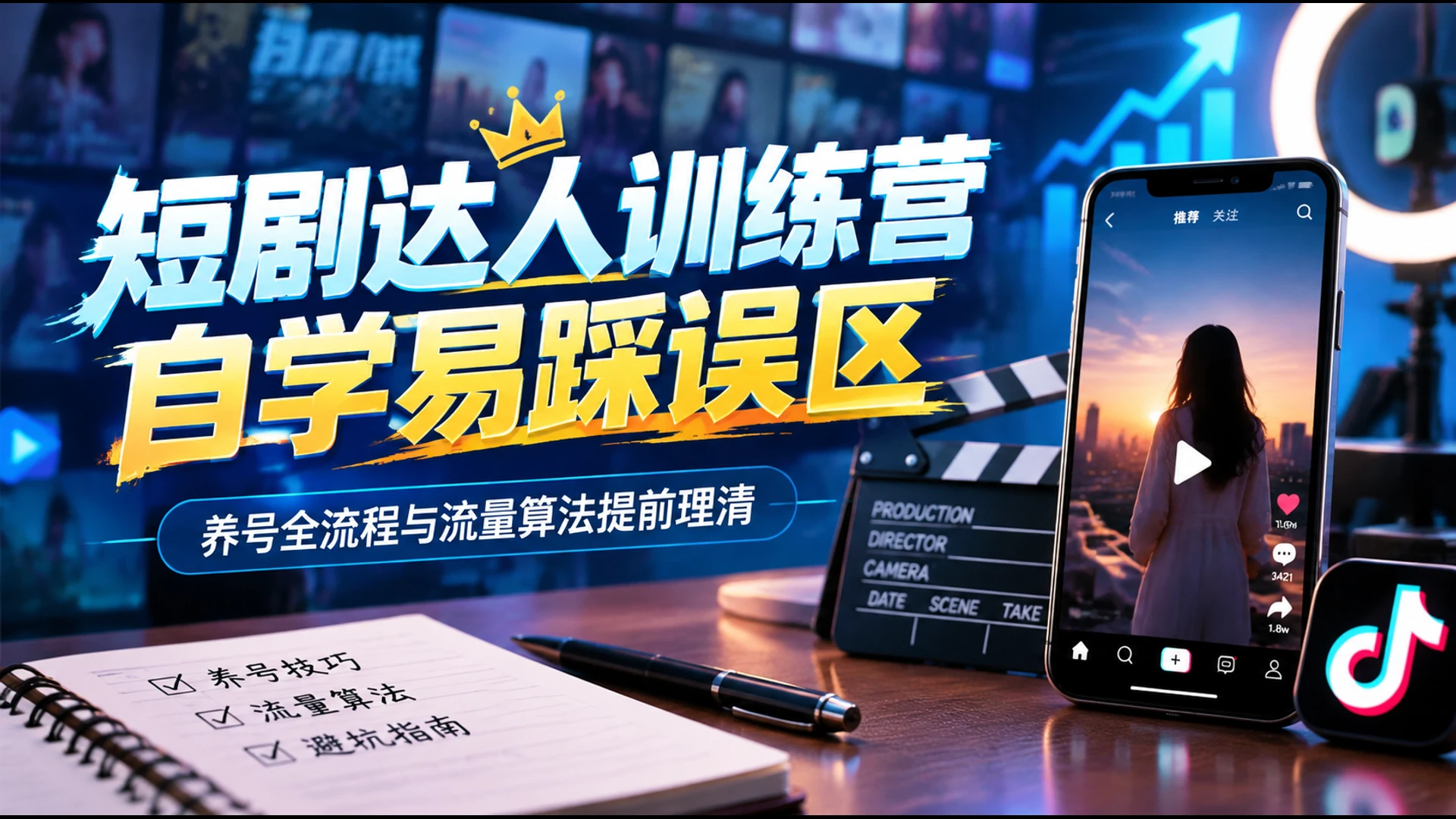【精】短剧达人训练营我完整拆解完毕，掌握平台授权与多平台挂载，搭建短剧推广完整运营体系