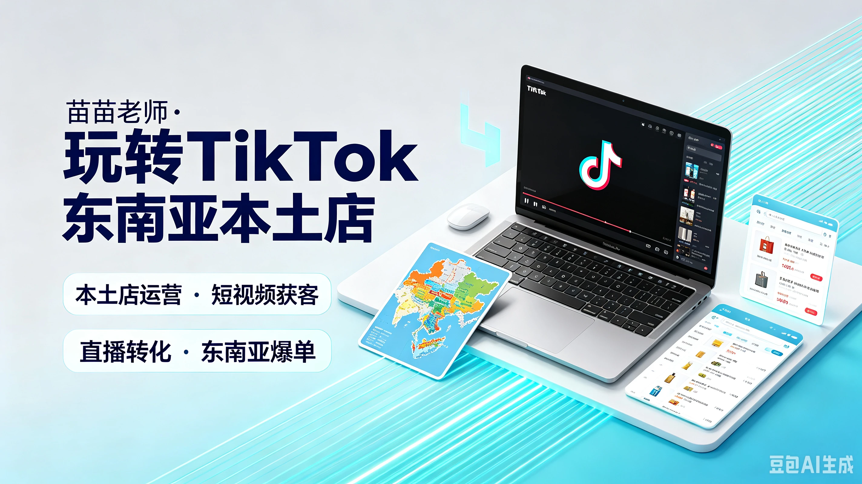 【精】苗苗老师·玩转TikTok东南亚本土店,本土店运营·短视频获客、直播转化·东南亚爆单 【精】苗苗老师·玩转TikTok东南亚本土店,本土店运营·短视频获客、直播转化·东南亚爆单
