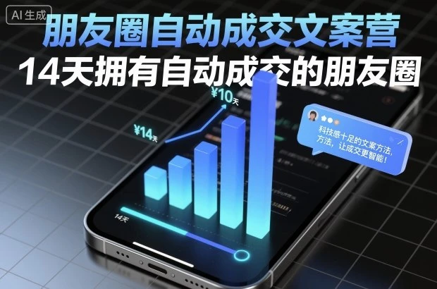【精】朋友圈自动成交文案营,14天拥有自动成交的朋友圈 【精】朋友圈自动成交文案营,14天拥有自动成交的朋友圈