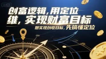 创富逻辑,用定位思维实现财富目标,想实现创收目标,先搞懂定位 创富逻辑,用定位思维实现财富目标,想实现创收目标,先搞懂定位
