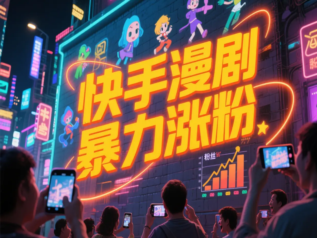 快手漫剧暴力涨粉