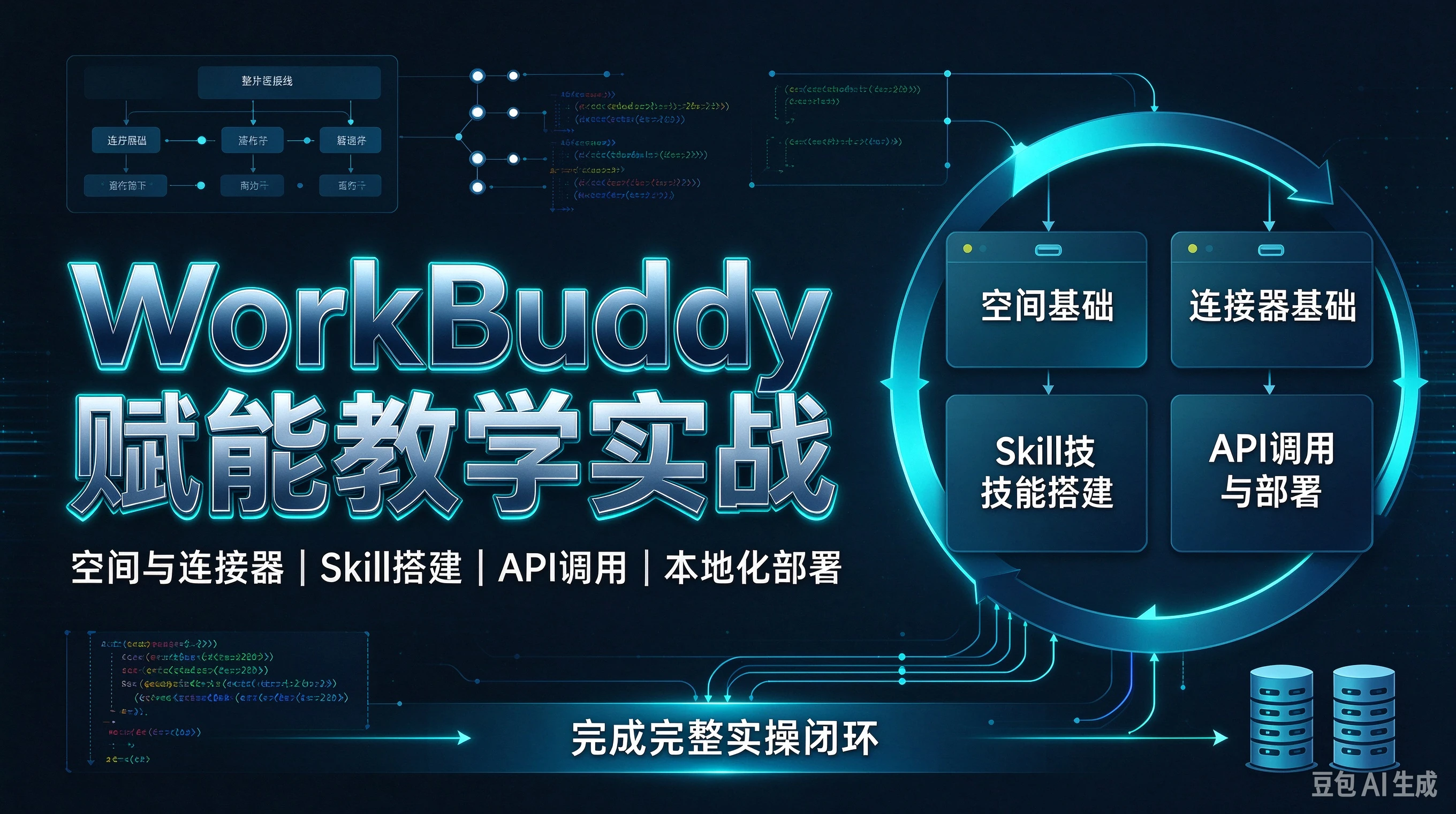 【精】WorkBuddy赋能教学实战,带你掌握空间与连接器基础,自主搭建各类skill技能,完成API调用与本地化部署的完整实操闭环 【精】WorkBuddy赋能教学实战,带你掌握空间与连接器基础,自主搭建各类skill技能,完成API调用与本地化部署的完整实操闭环