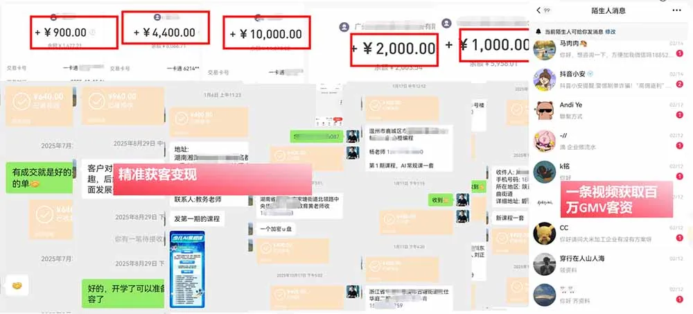 【精】IP+爆款视频训练营全链路实战教学；赛道定位+起号+爆款创作+私域引流+商业变现，搭建专属个人流量体系